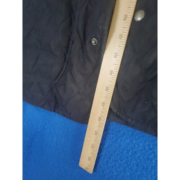 Burberry London Corduroy Collar Vintage Quilted Jacket Women's Size Medium - Picture 10 of 16